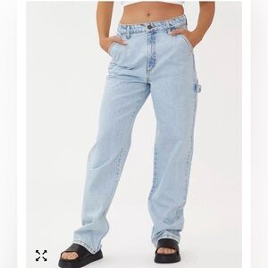 Cotton On Light Blue carpenter Jeans Size 4 inseam 31